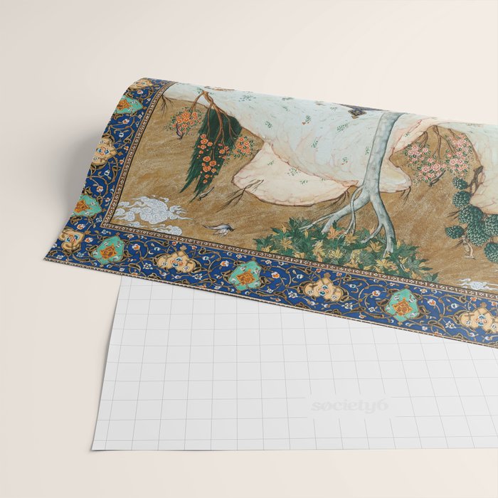 Persian Royal Court Dance Show Miniature Painting  Wrapping Paper Gallery Image 2