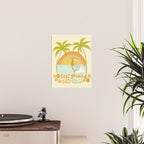 stay golden sun child lady surfer blonde / retro surf art by surfy birdy  Poster Gallery Image 2