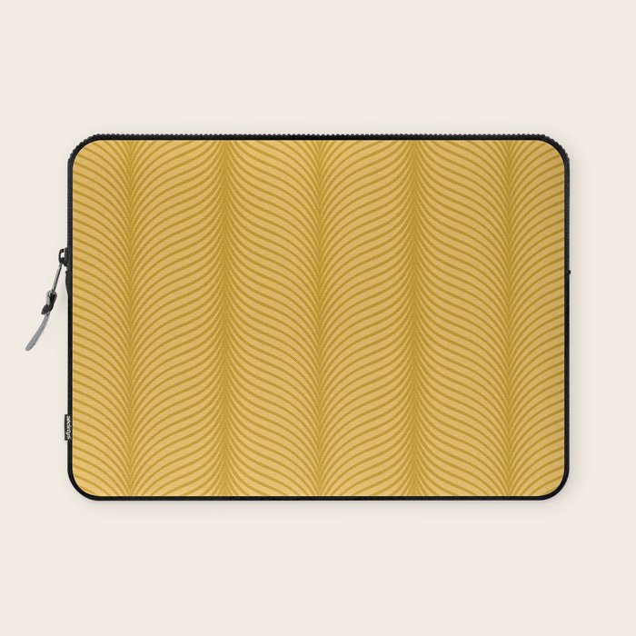 Elysian IX Golden Yellow Laptop Sleeve Gallery Image 1