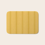 Elysian IX Golden Yellow Bath Mat Gallery Image 1
