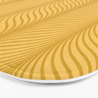 Elysian IX Golden Yellow Bath Mat Gallery Image 3