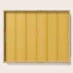 Elysian IX Golden Yellow Serving Tray Gallery Image 1