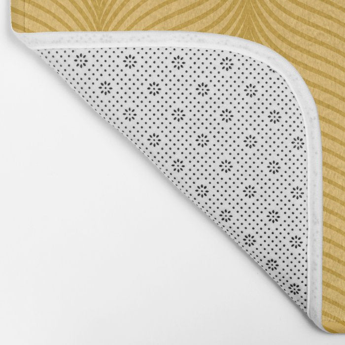 Elysian IX Golden Yellow Bath Mat Gallery Image 2