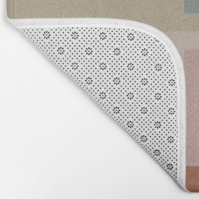 Geometric Aztec Pyramid Pattern III Bath Mat Gallery Image 2