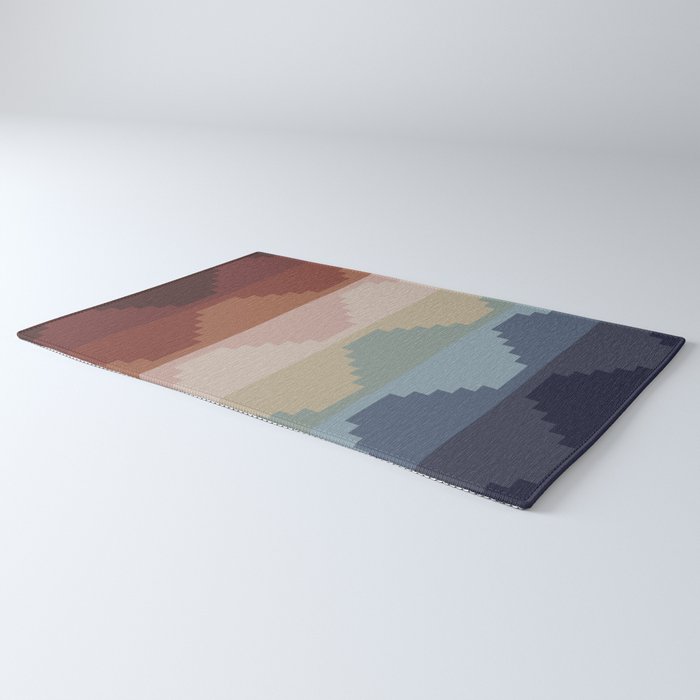 Geometric Aztec Pyramid Pattern III Rug Gallery Image 3