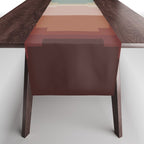 Geometric Aztec Pyramid Pattern III Table Runner Gallery Image 1