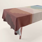 Geometric Aztec Pyramid Pattern III Tablecloth Gallery Image 1