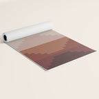 Geometric Aztec Pyramid Pattern III Yoga Mat Gallery Image 2