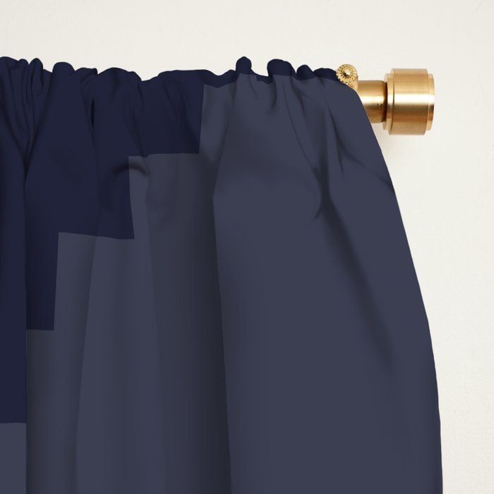 Geometric Aztec Pyramid Pattern III Window Curtain Gallery Image 2