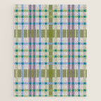 Vibrant Plaid Fusion C Jigsaw Puzzle Gallery Image 1