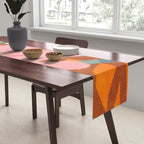 Abstract Boho Tropical Foliage 2 Table Runner Gallery Image 2