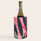 Abstract Boho Tropical Foliage 2 Wine Chiller Gallery Image 3