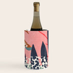Abstract Boho Tropical Foliage 2 Wine Chiller Gallery Image 1