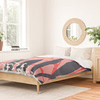 Abstract Boho Tropical Foliage 2 Duvet Cover Gallery Image 2