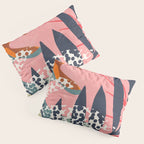 Abstract Boho Tropical Foliage 2 Pillow Sham Gallery Image 3