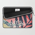 Abstract Boho Tropical Foliage 2 Laptop Sleeve Gallery Image 2