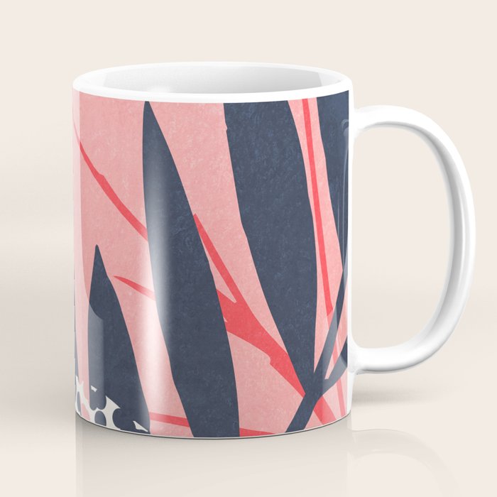 Abstract Boho Tropical Foliage 2 Coffee Mug Gallery Image 1