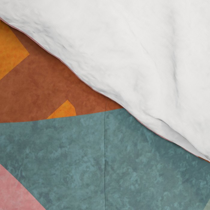 Abstract Boho Tropical Foliage 2 Comforter Gallery Image 4