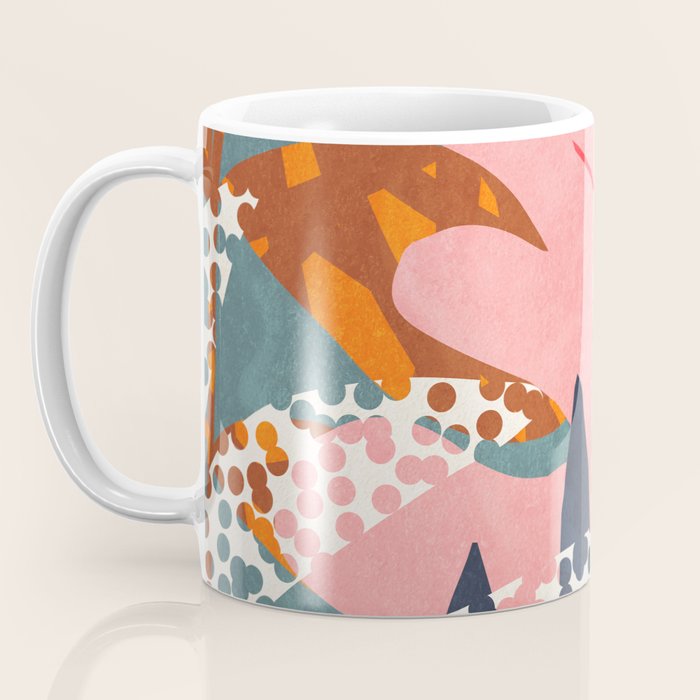Abstract Boho Tropical Foliage 2 Coffee Mug Gallery Image 3