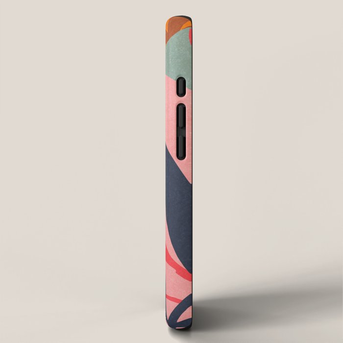 Abstract Boho Tropical Foliage 2 iPhone Case Gallery Image 2