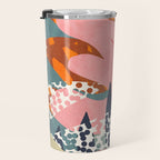 Abstract Boho Tropical Foliage 2 Travel Mug Gallery Image 3