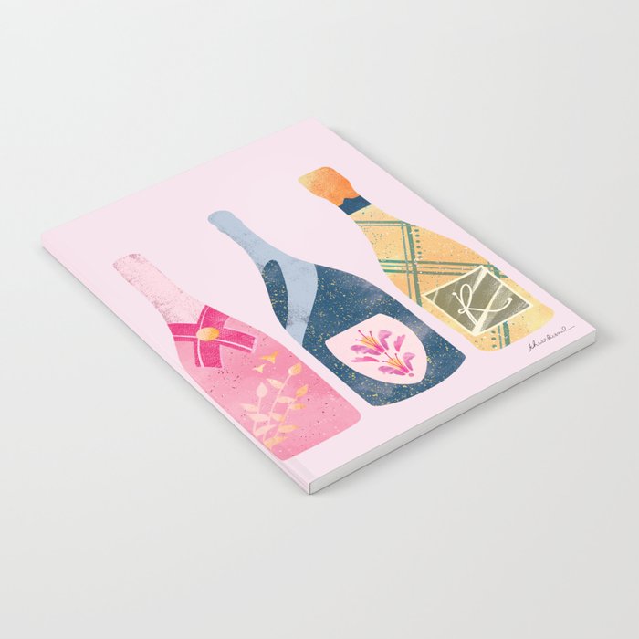 Champagne Bottles - Pink Ver. Notebook Gallery Image 2