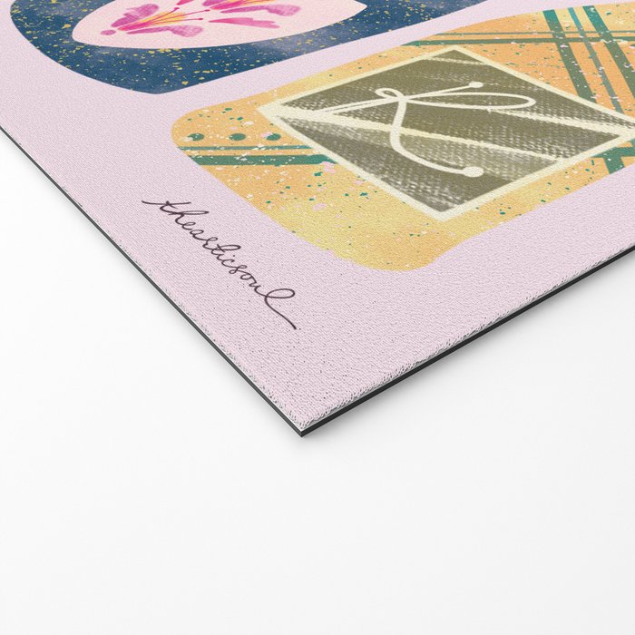 Champagne Bottles - Pink Ver. Welcome Mat Gallery Image 2