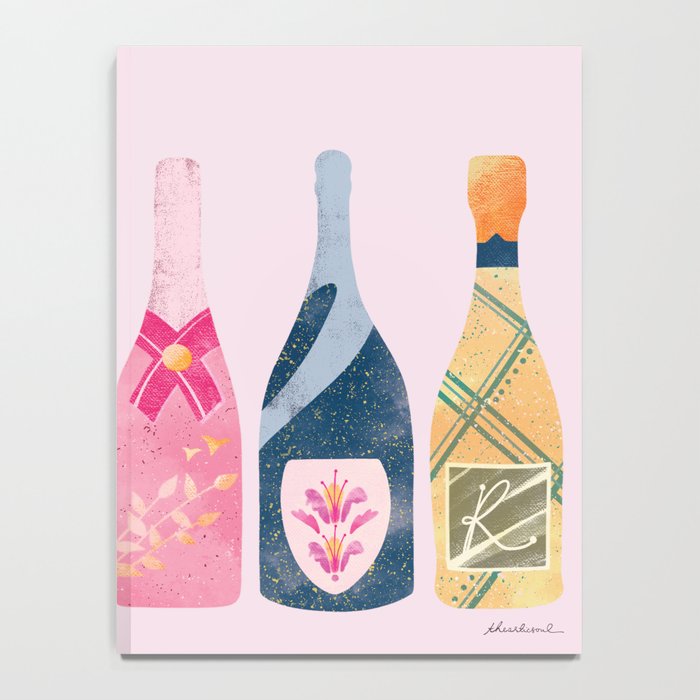 Champagne Bottles - Pink Ver. Notebook Gallery Image 4