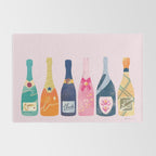 Champagne Bottles - Pink Ver. Rug Gallery Image 2