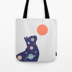 Cat Landscape 49 Tote Bag Gallery Image 1