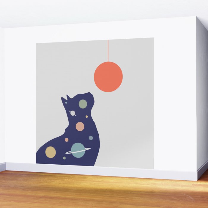 Cat Landscape 49 Wall Mural Gallery Image 2