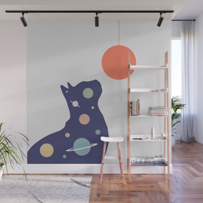 Cat Landscape 49 Wall Mural Gallery Image 1