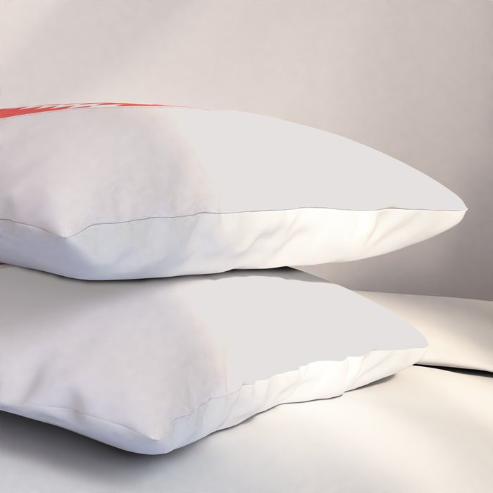 Festive red retro bauble Pillow Sham Gallery Image 3