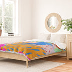 Relaxing with Cat Duvet Cover Gallery Image 2