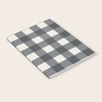 Gingham Cloth / Charcoal Checks Notebook Gallery Image 2