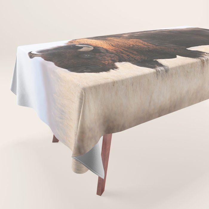 Bison Whisper Tablecloth Gallery Image 1