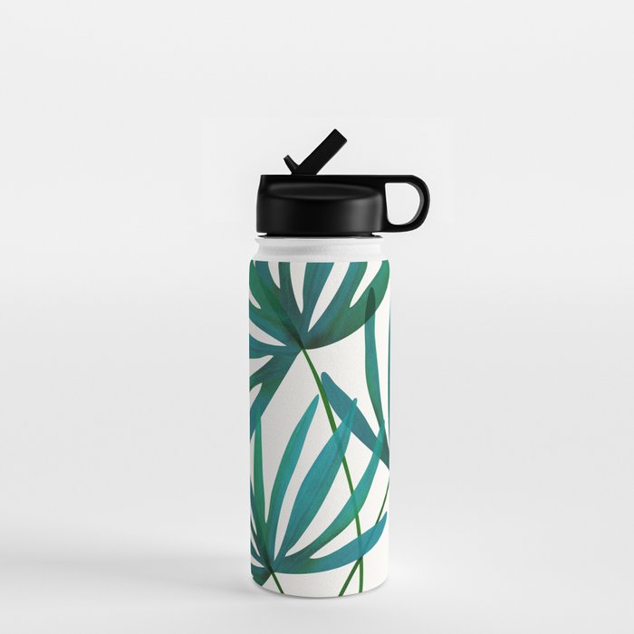 Fan Palm Bouquet Still Life Water Bottle Gallery Image 1