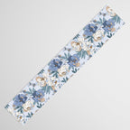  lush blue peonies  Table Runner Gallery Image 3