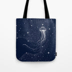 starry jellyfish Tote Bag Gallery Image 1