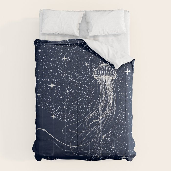 starry jellyfish Comforter Gallery Image 6