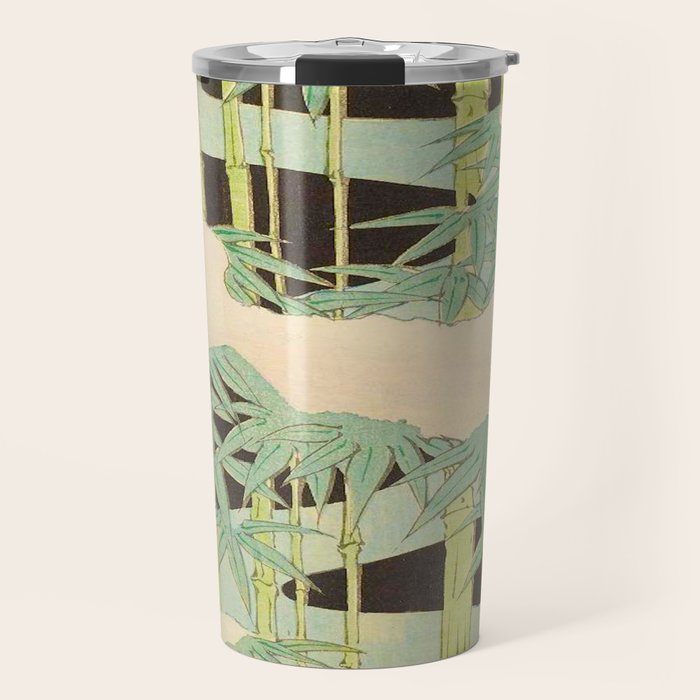 Shin-Bijutsukai â Japanese Design Bamboo At Night Travel Mug Gallery Image 1