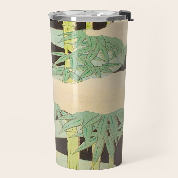 Shin-Bijutsukai â Japanese Design Bamboo At Night Travel Mug Gallery Image 2