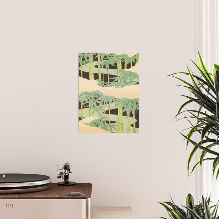 Shin-Bijutsukai â Japanese Design Bamboo At Night Poster Gallery Image 2