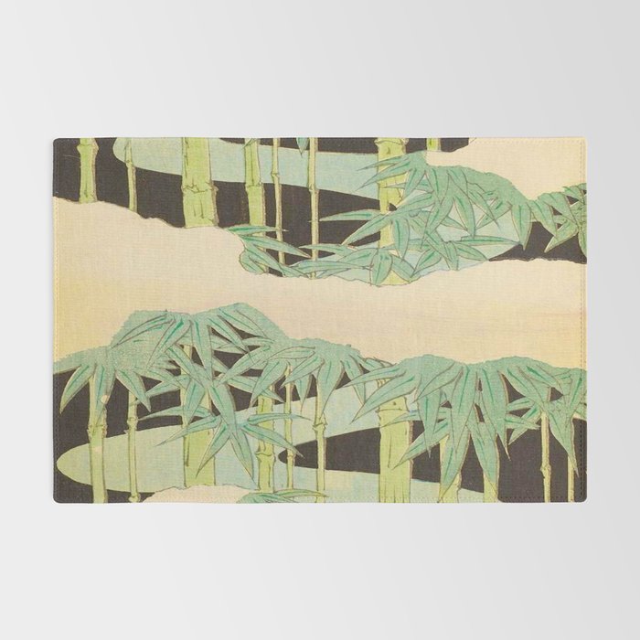 Shin-Bijutsukai â Japanese Design Bamboo At Night Rug Gallery Image 2