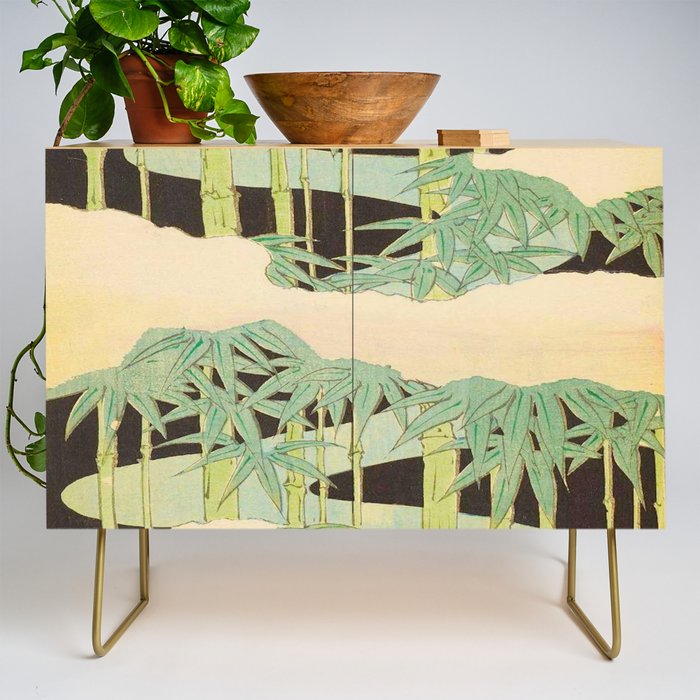 Shin-Bijutsukai â Japanese Design Bamboo At Night Credenza Gallery Image 1