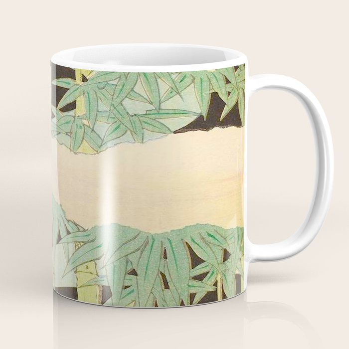 Shin-Bijutsukai â Japanese Design Bamboo At Night Coffee Mug Gallery Image 1