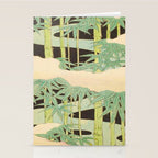 Shin-Bijutsukai â Japanese Design Bamboo At Night Stationery Card Gallery Image 2