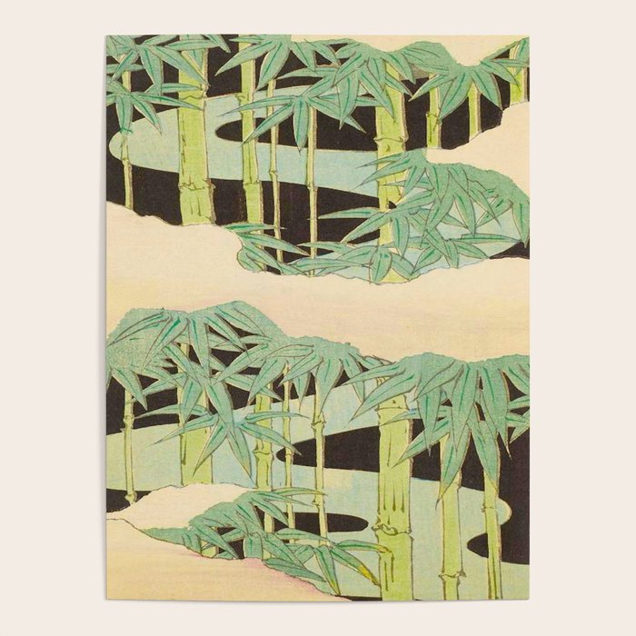 Shin-Bijutsukai â Japanese Design Bamboo At Night Poster Gallery Image 4