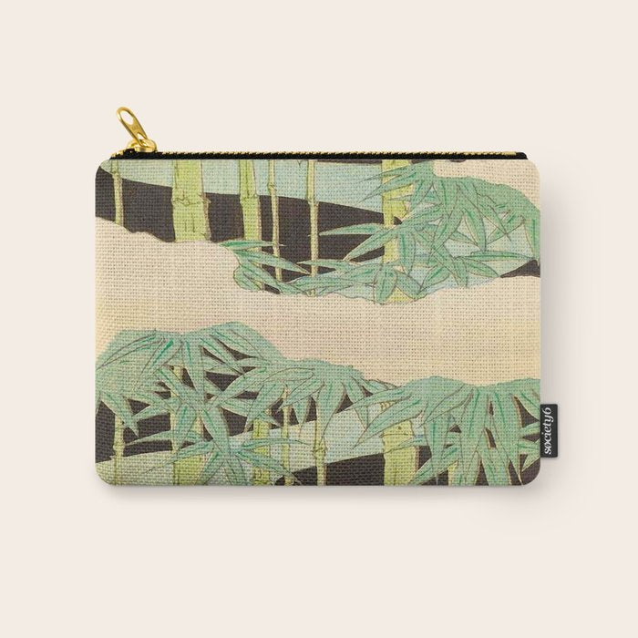 Shin-Bijutsukai â Japanese Design Bamboo At Night Carry All Pouch Gallery Image 1