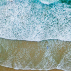 Ocean Waves Crushing On Beach, Drone Photography, Aerial Photo, Ocean And Beach Wall Art Print Decor Coffee Mug Gallery Image 2